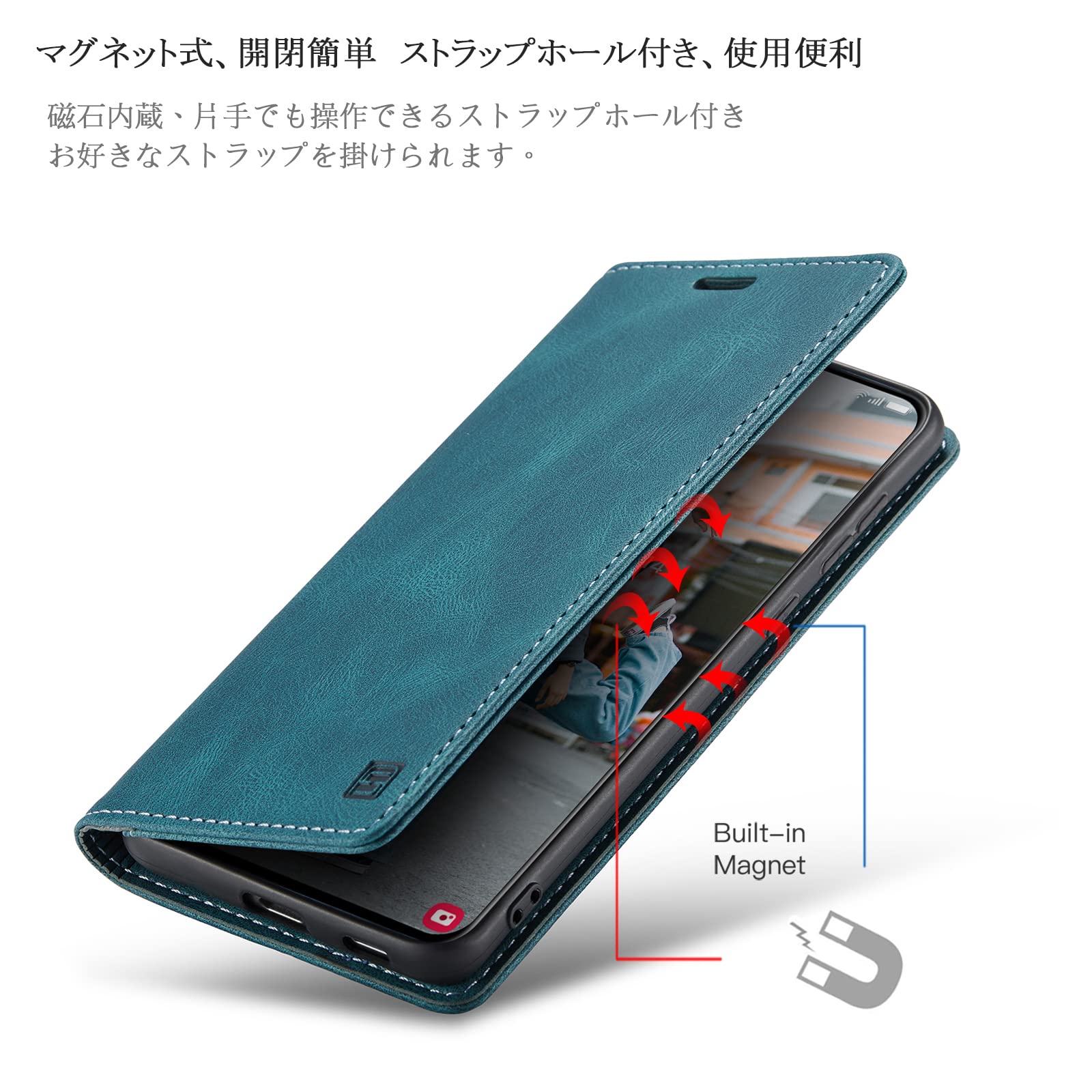 Amazon.co.jp: Galaxy S22 ケース S22 galaxy ケース 手帳型 SC